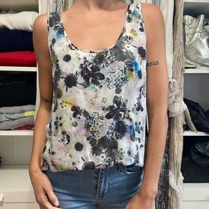 Paul Smith Floral Sleeveless Blouse